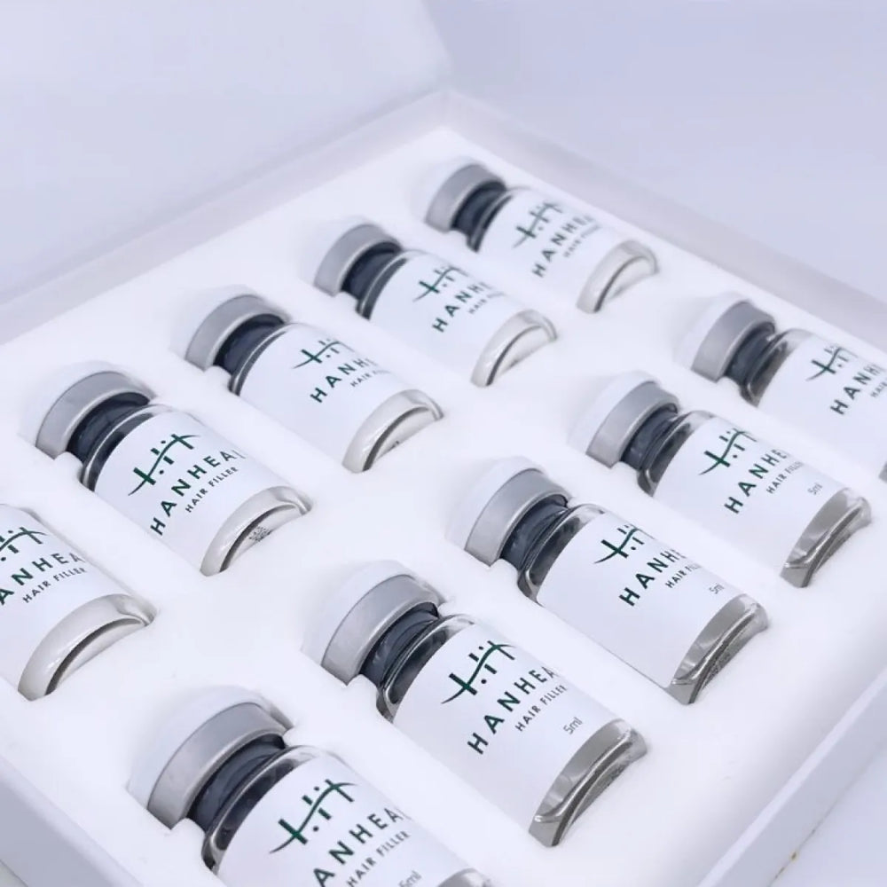 Hanheal Hair Filler box for hair regrowth. Made in Korea - Skinae