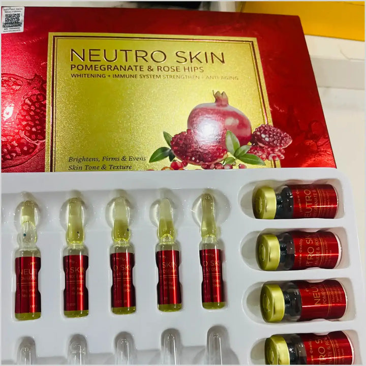 Neutro Skin Pomegranate & Rose Hips Whitening Injections - Skinae