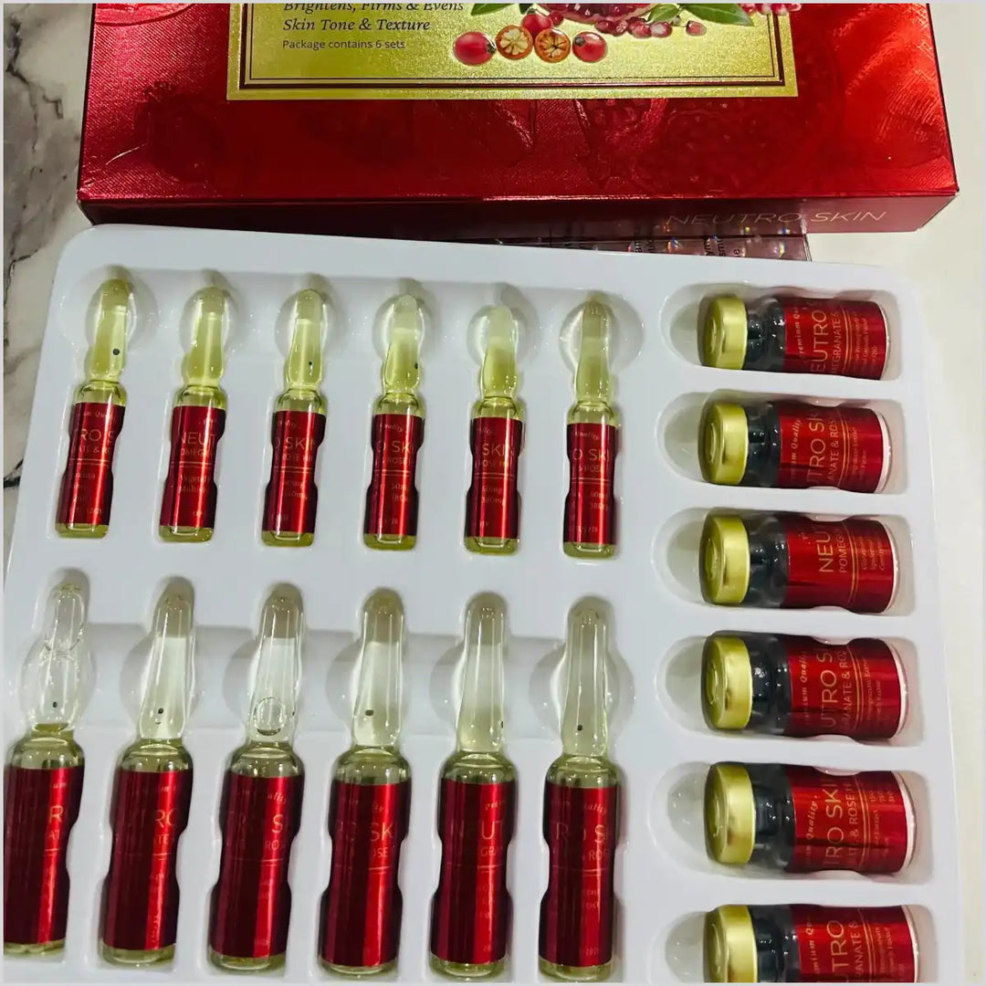 Neutro Skin Pomegranate & Rose Hips Whitening Injections - Skinae