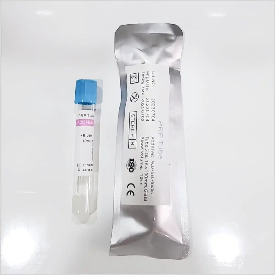 PRP Tubes with ACD Solution, Gel, and Biotin – 10 mL – Skinae