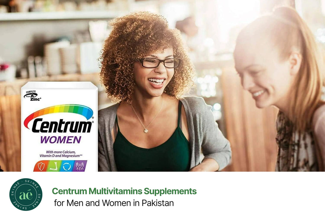 Centrum multivitamins for men and women available at Skinae.pk in Pakistan
