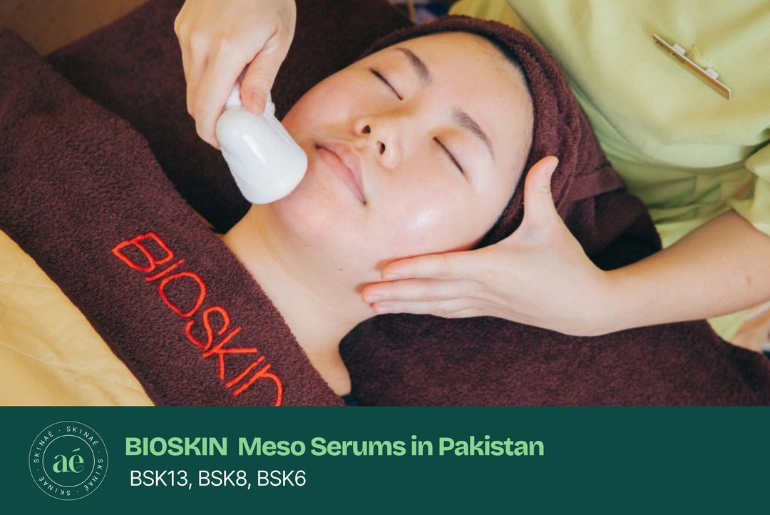 BIOSKIN Serums in Pakistan: BSK13 AGEPRO, BSK8 Scar Pro, and BSK6 PDRN PRO
