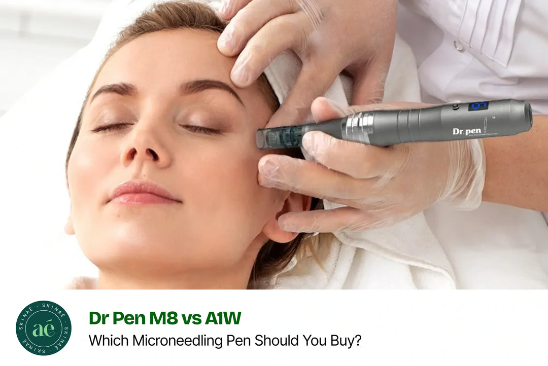 Comparison of Dr Pen M8 and A1W derma pen in Pakistan - Skinae.pk
