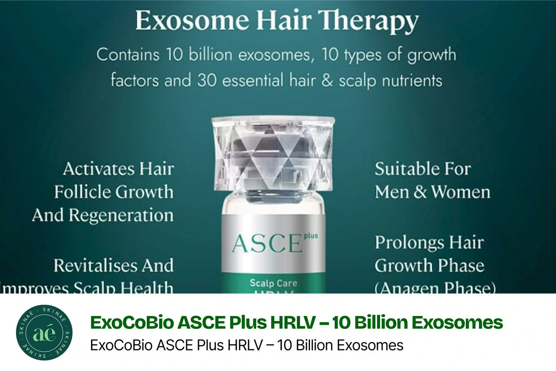 ExoCoBio ASCE Plus HRLV exosome powder for hair loss and scalp care Pakistan