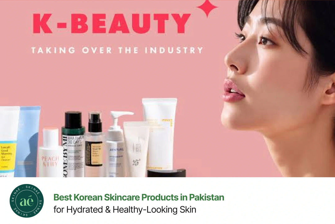 Best Korean skincare products in Pakistan including Anua PDRN mist, Medicube cleanser, Arencia cleanser and PDRN skin repair products