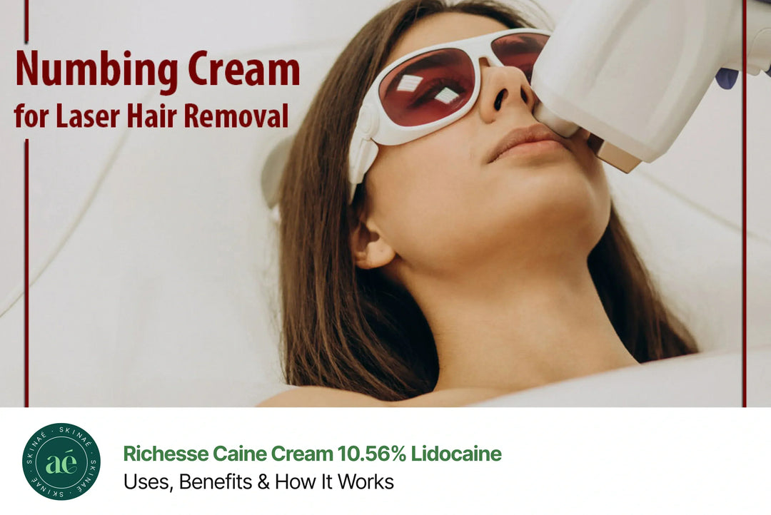 Richesse Caine Cream 10.56% Lidocaine numbing cream for cosmetic procedures in Pakistan