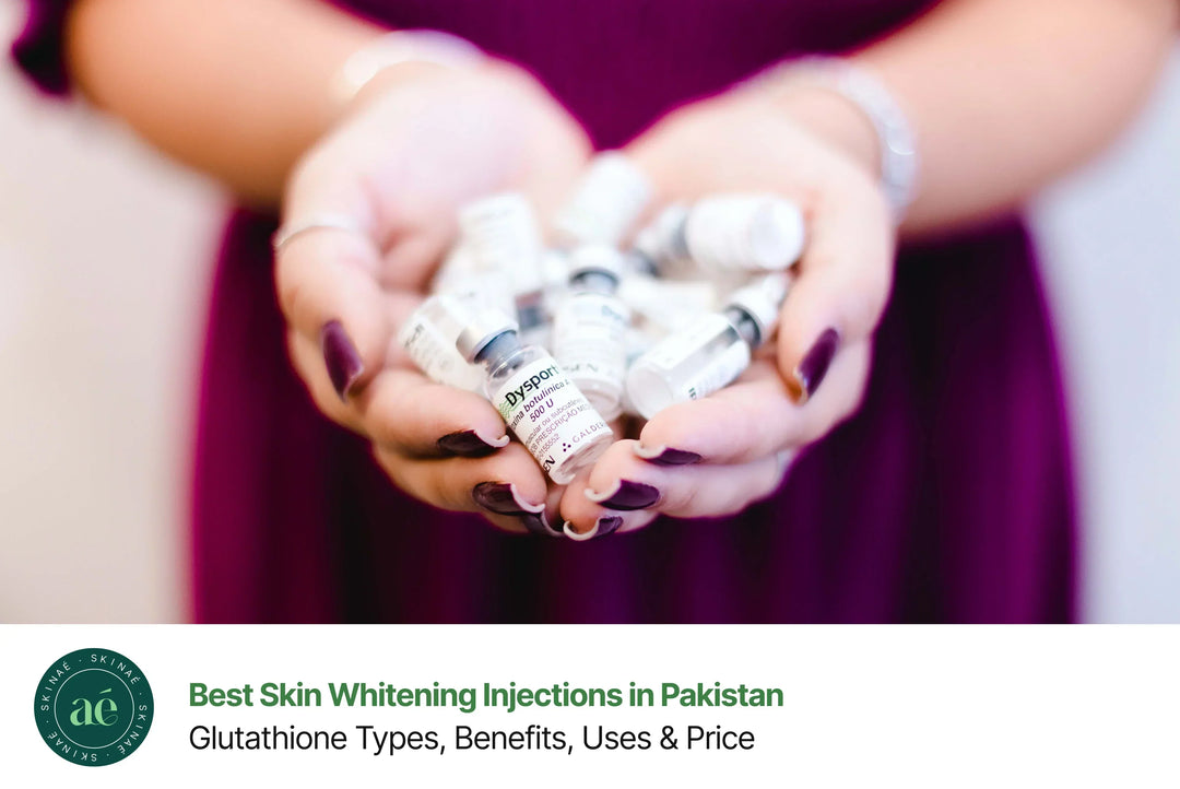Best skin whitening injections in Pakistan including glutathione injections available at Skinae.pk