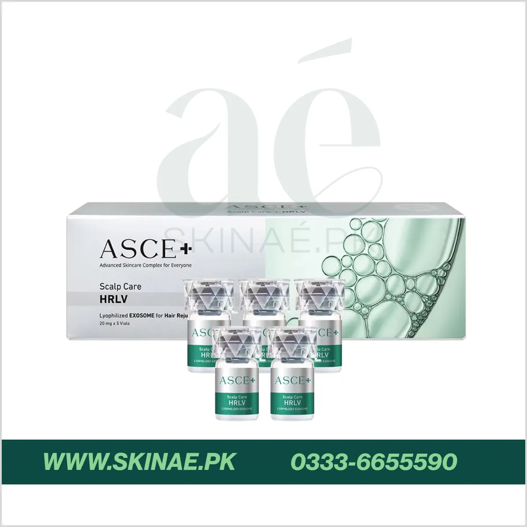 ASCE Plus HRLV Scalp Care - Exosomes for hair loss - 5 Vials - Skinae.pk 