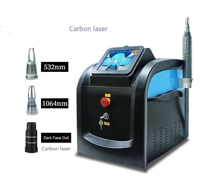 Professional Q-Switched Carbon Laser Peel Machine with 3 probes - Skinae