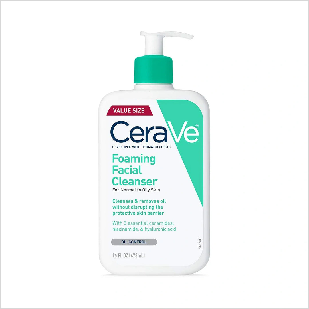 CeraVe Foaming Facial Cleanser 237ml gentle daily face wash - Skinae