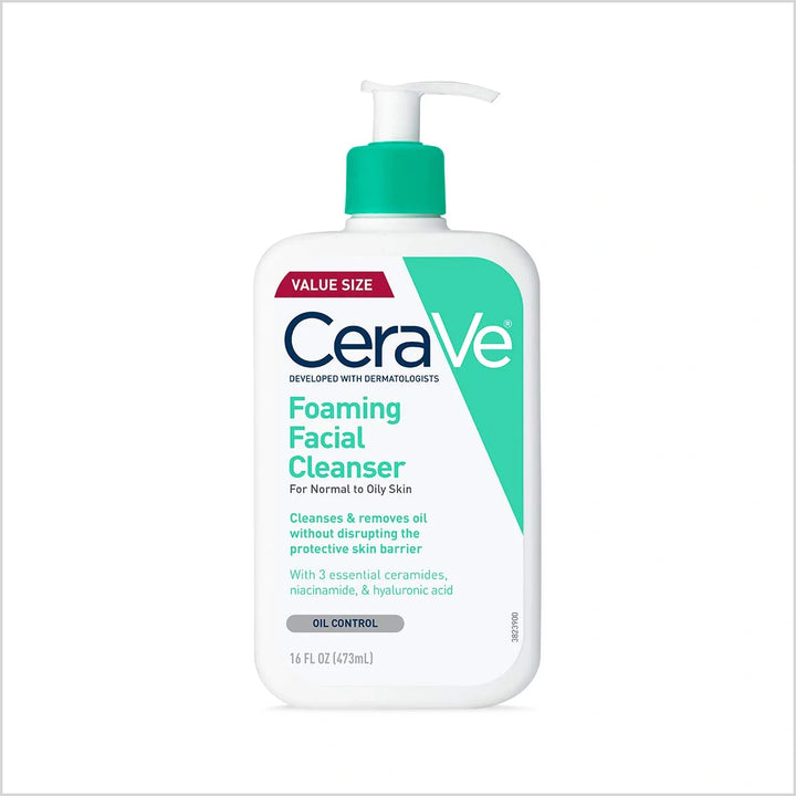 CeraVe Foaming Facial Cleanser 237ml gentle daily face wash - Skinae