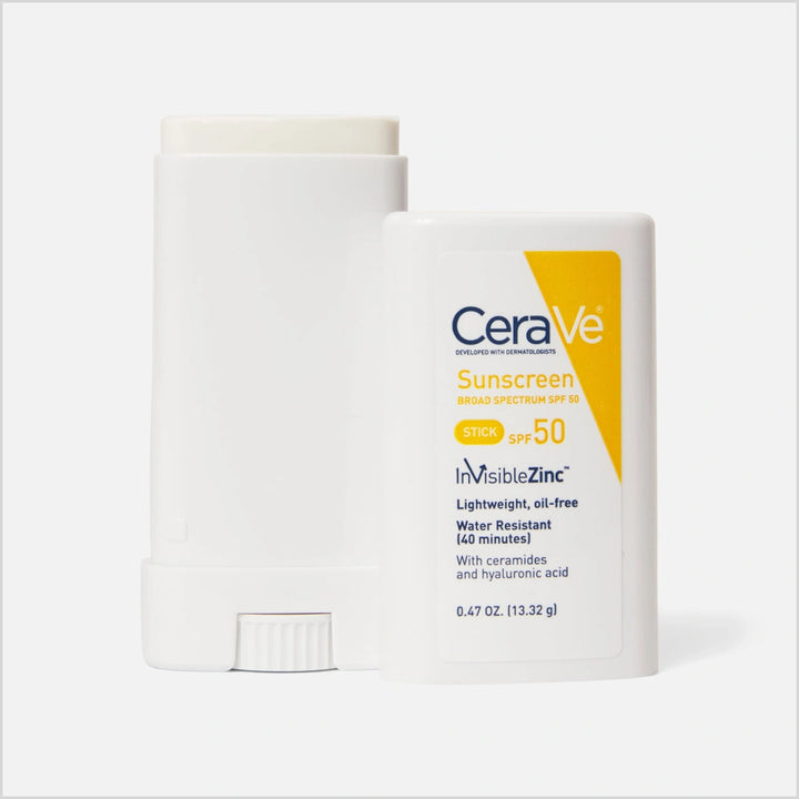 CeraVe Hydrating Mineral Sunscreen SPF 50 Stick - Made in USA - Skinae.pk