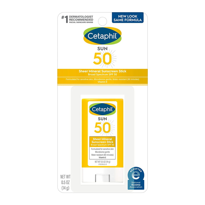 Cetaphil Sheer Mineral Sunscreen Stick SPF 50 – Broad Spectrum Sunscreen in Pakistan - Skinae