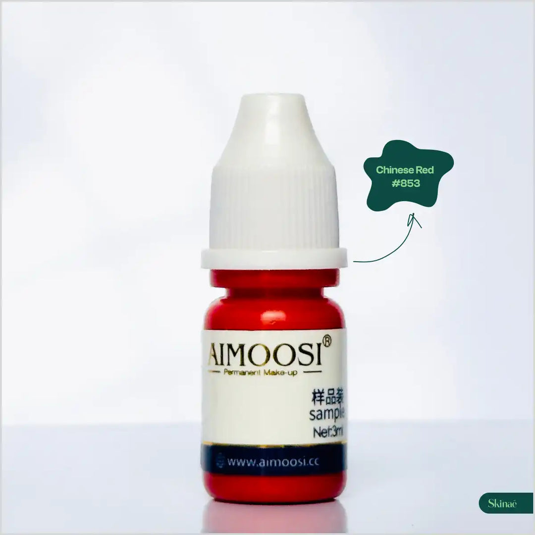 Aimoosi Chinese Red Pigment - Microblade Tattoo Ink For Permanent Makeup - Skinae