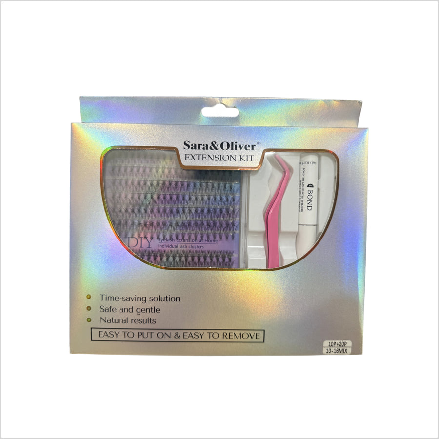 DIY Lash Kit with Sealer Bonder and Remover - Eyelash Extensions Kit Skinae