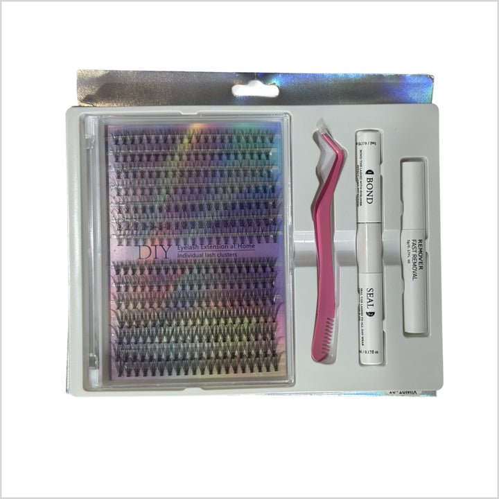 DIY Lash Kit with Sealer Bonder and Remover - Eyelash Extensions Kit Skinae