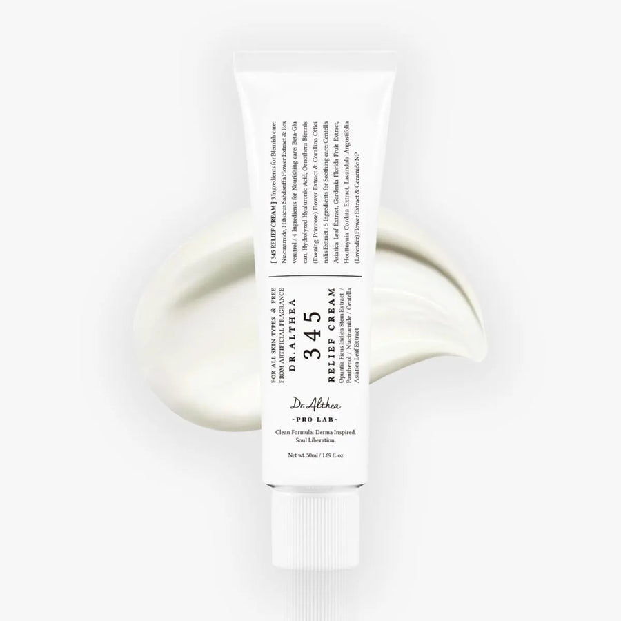 Dr Althea 345 Relief Cream 50ml calming moisturizer for sensitive skin - Made in Korea – Skinae