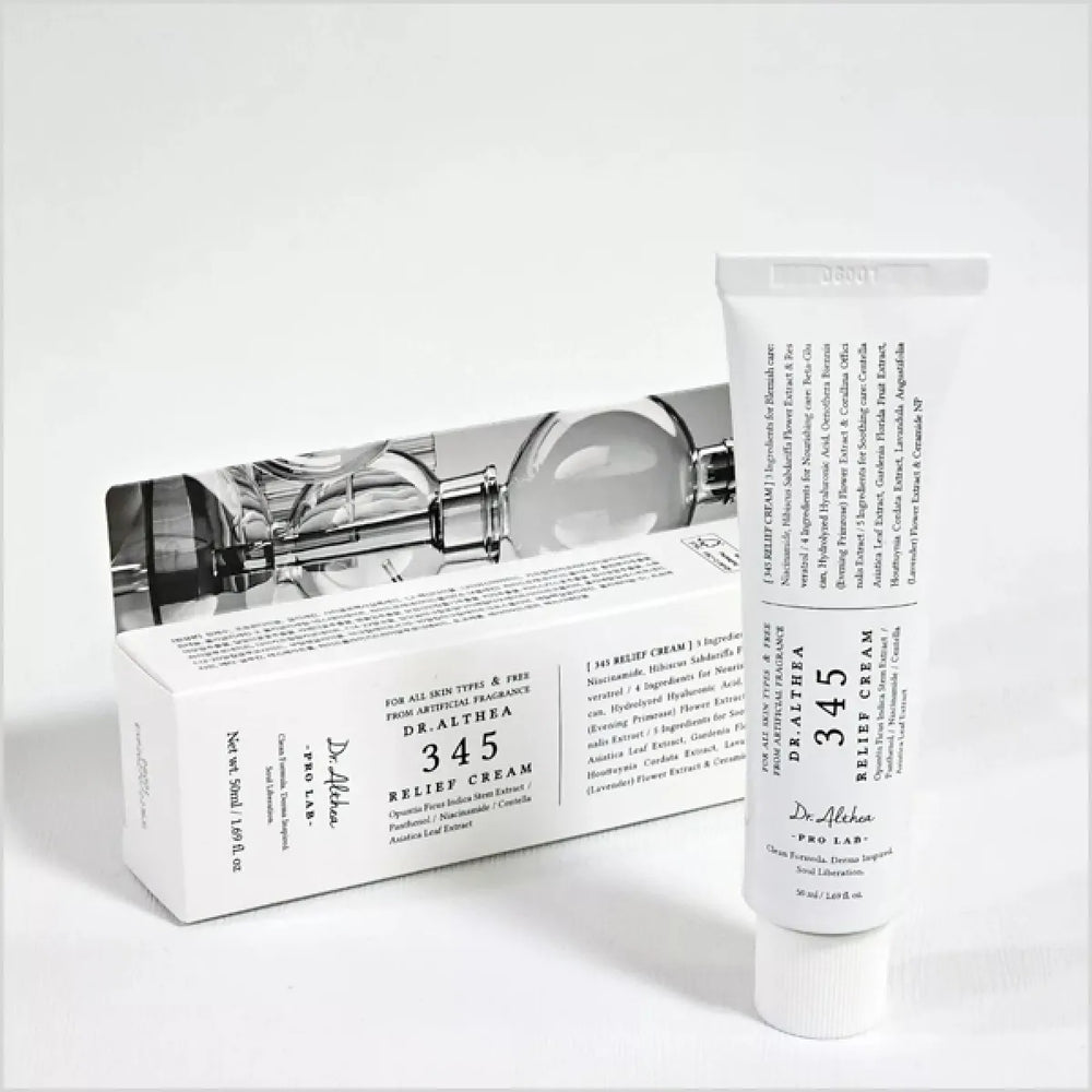 Dr Althea 345 Relief Cream 50ml calming moisturizer for sensitive skin - Made in Korea – Skinae