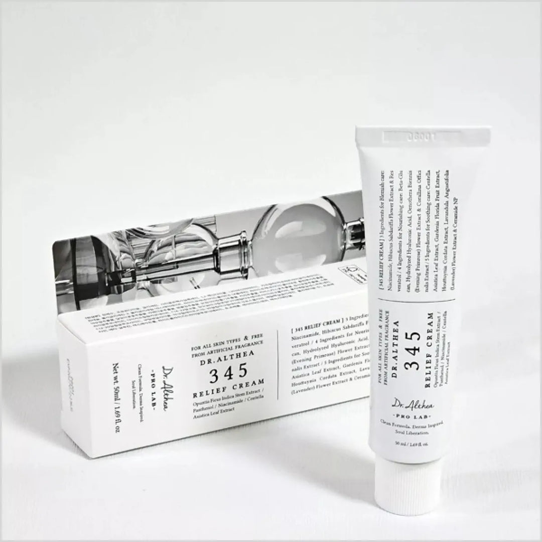 Dr Althea 345 Relief Cream 50ml calming moisturizer for sensitive skin - Made in Korea – Skinae