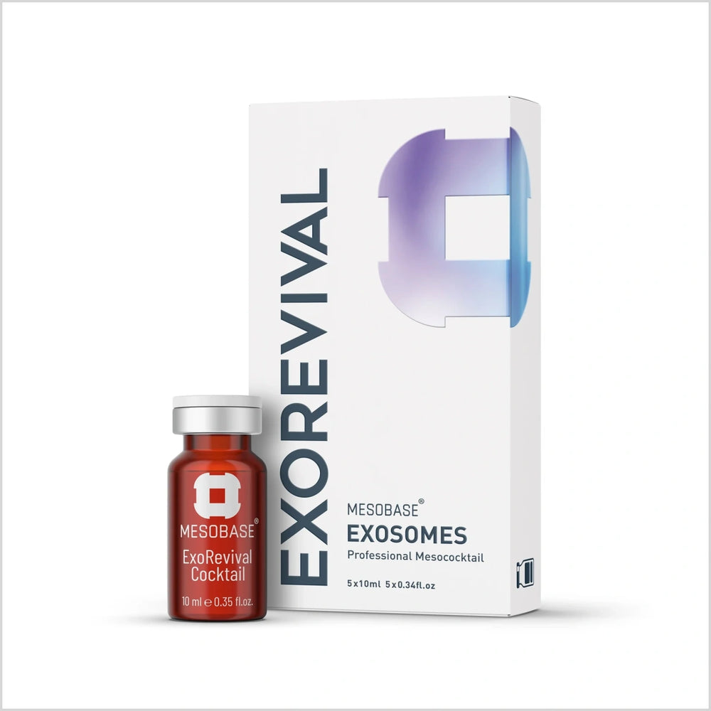 Mesobase ExoRevival Exosomes 10ml full box 5 vial for Skin Rejuvenation in Pakistan - Skinae