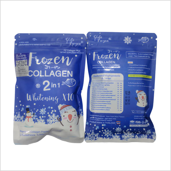 Original Gluta Frozen Collagen Whitening 2 in 1 Capsules - Skinae.pk