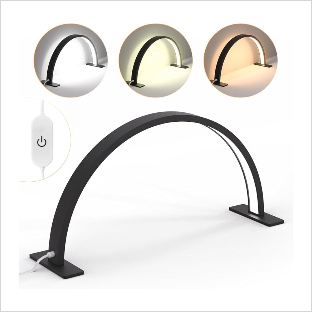 Half Moon Nail Light Table for beauty tasks Nails and Lash extensions in Salons - Imported - Skinae.pk