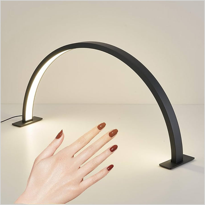 Half Moon Nail Light Table for Salons