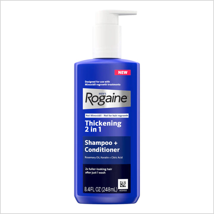 ROGAINE® Hair Thickening 2 in 1 Shampoo + Conditioner bottle Pakistan - Skinae.pk