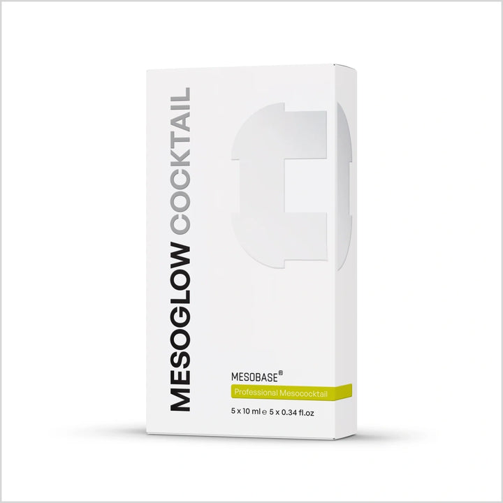 Mesobase Mesoglow 10ml full box for Skin Brightening and Hydrating Meso Cocktail in Pakistan - Skinae