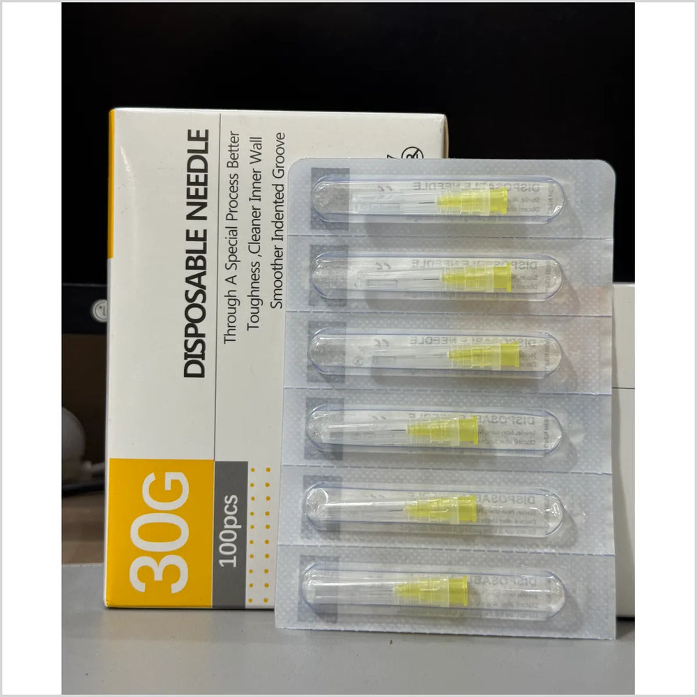 Packaging of disposable mesotherapy needles in Pakistan - Skinae.pk