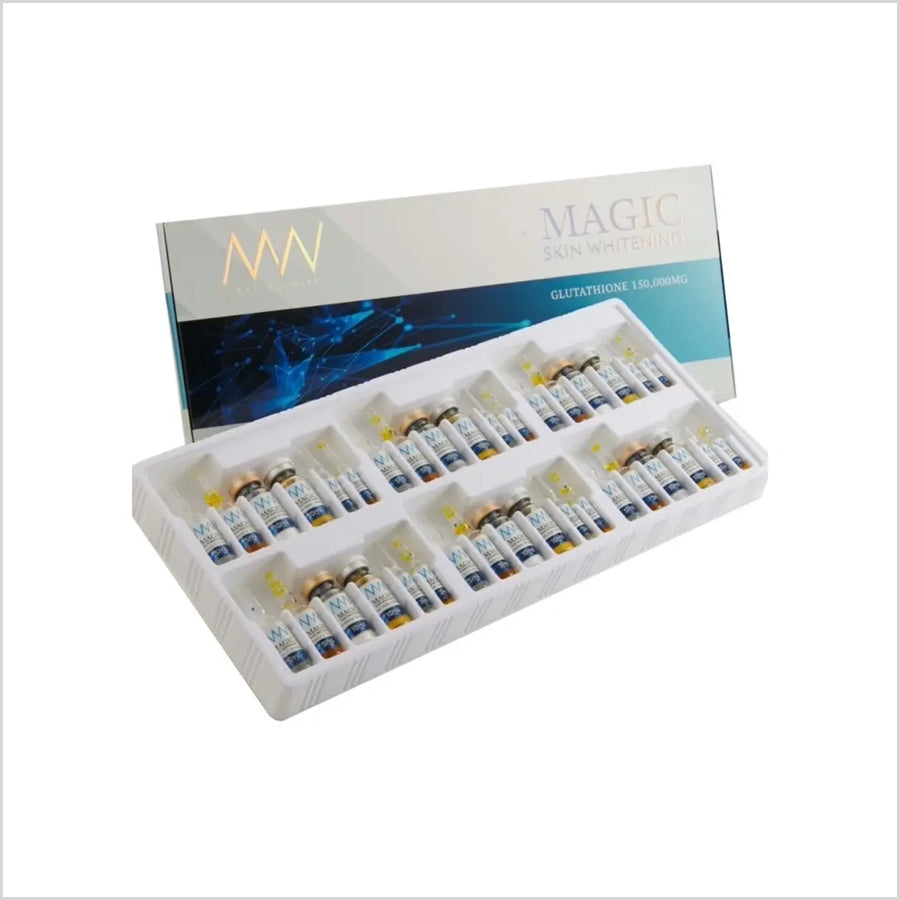 Miracle White Magic 150000mg Glutathione Skin Whitening Injection – Skinae