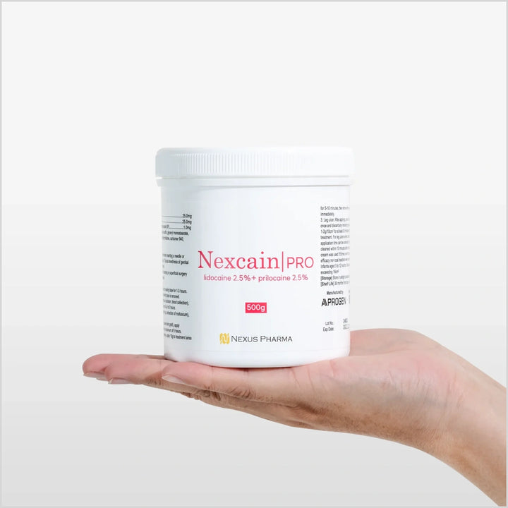 Lidocaine Prilocaine Nexcain Pro numbing cream for skin procedures – Skinae