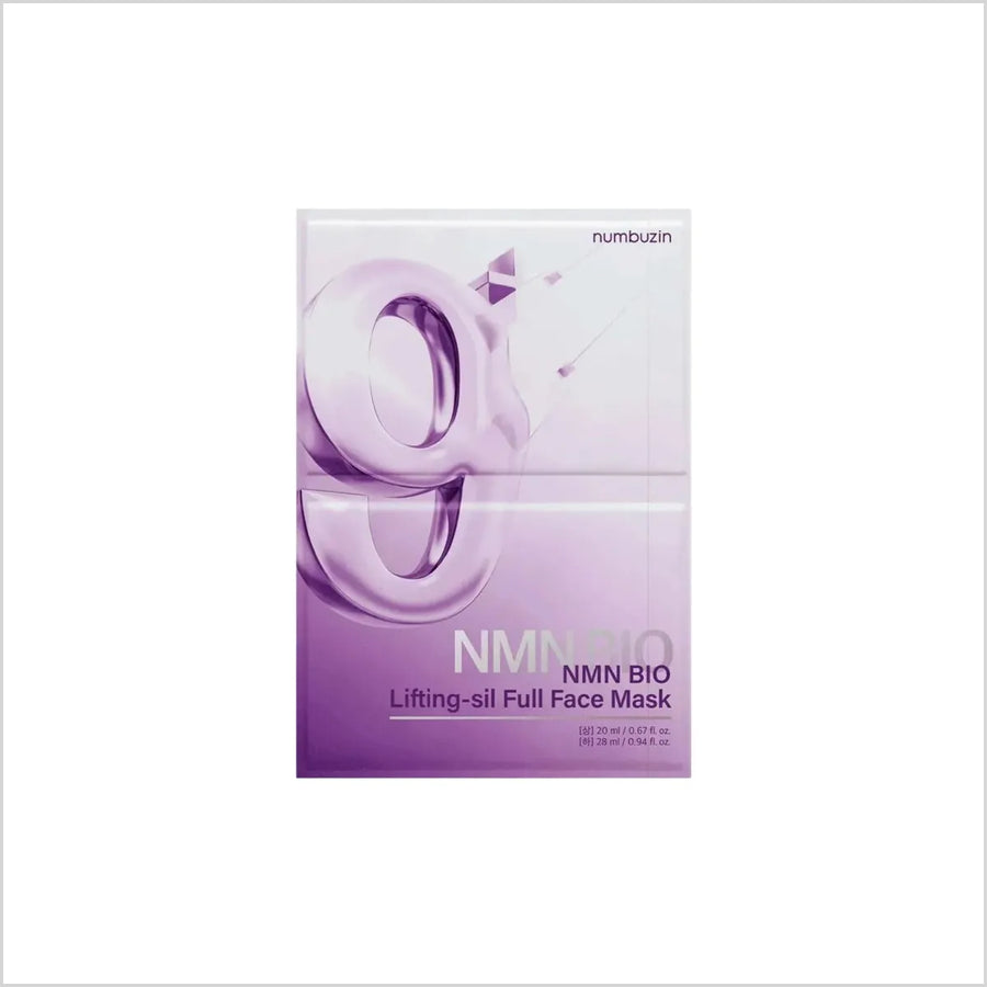 Numbuzin No.9 NAD+ Bio Lifting-Sil Face Mask for jawline firming – Made in Korea - Skinae