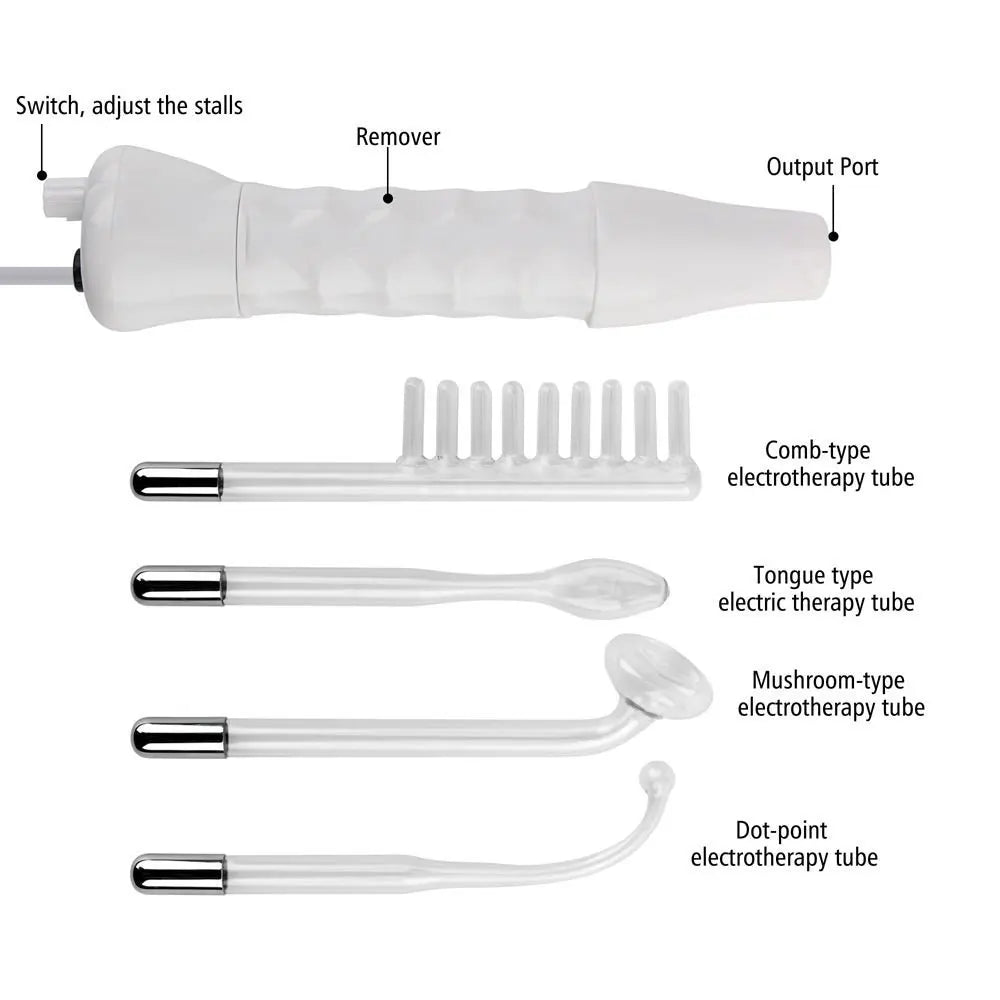 High-Frequency Electrode Wand - High-Frequency Facial Wand - Skinae