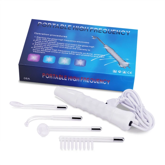 High-Frequency Electrode Wand - High-Frequency Facial Wand - Skinae