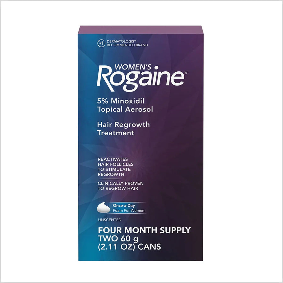 Womens Rogaine 5% Minoxidil Foam for Hair Loss and Hair Regrowth Rogaine