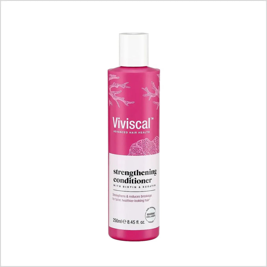 Viviscal strengthening conditioner bottle on a white background