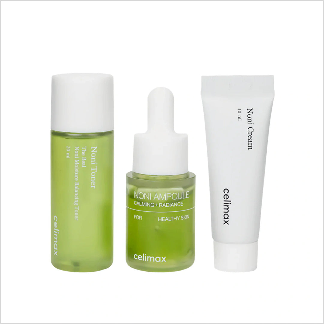 celimax - The Real Noni Starter Kit Toner, Ampule, Cream - Skinae