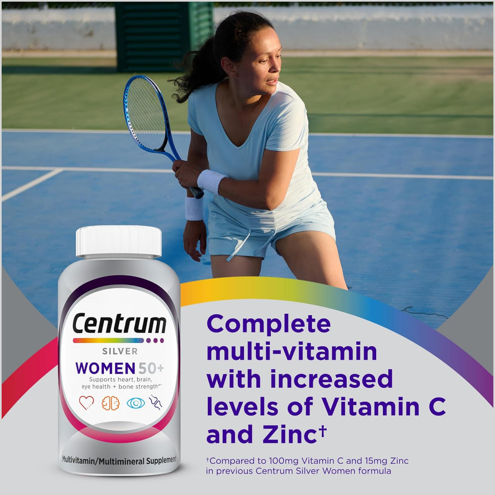 Centrum Silver Women 50 Plus Multivitamin 100 Tablets - Skinae