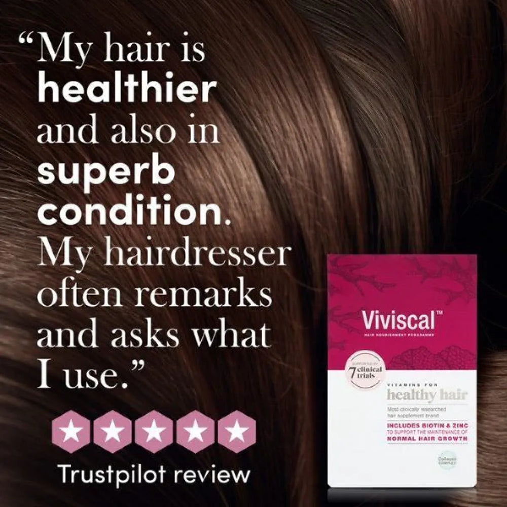 Viviscal Max Strength hair growth supplements in Pakistan review - Skinae.pk