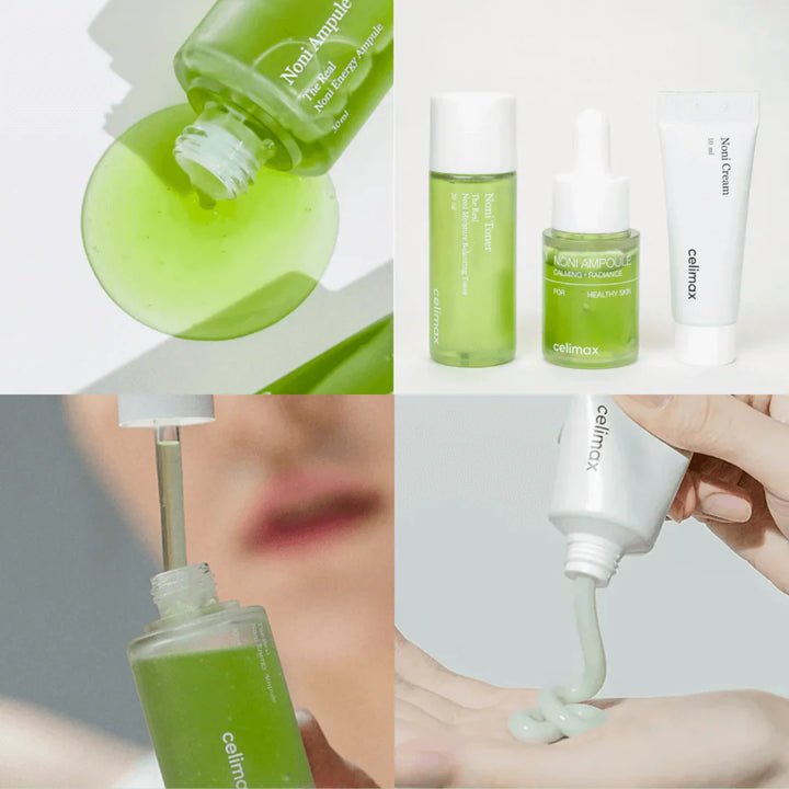celimax - The Real Noni Starter Kit Toner, Ampule, Cream - Skinae